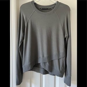 Athleta Faux Wrap Sweatshirt